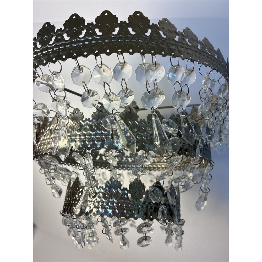 IKEA Rimfrost 3 Tier Chandelier With Corded Socket - Picture 3 of 4